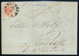 1854 3kr HP III Levélen ,,SZOMBATHELY' - Neudörfl - Sonstige & Ohne Zuordnung