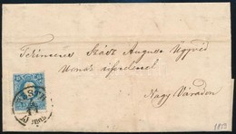 1859 15kr I Levélen 'PESTH Abends' 'GROSSWARDEIN' - Other & Unclassified