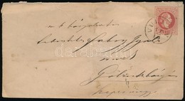 1868 5kr Díjegyes Boríték / PS-cover 'VULKAN' - 'KASSA' - 'GÖLLNITZ' - Other & Unclassified