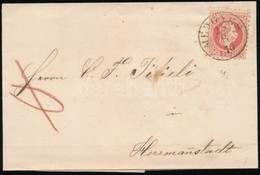 1870 5kr Levélen / On Cover 'MEDGYES' - 'NAGY SZEBEN' - Andere & Zonder Classificatie