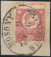 1871 5kr 'MOSONY / WIESELBURG' (Gudlin 100 P) - Altri & Non Classificati