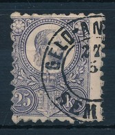 O 1871 Réznyomat Képbe Fogazott 25kr Semlini Pénzutalvány Bélyegzéssel - Altri & Non Classificati