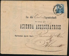 1871 10kr Bérmentesítés Teljes Levélen 'PEST' - Altri & Non Classificati
