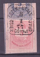 1874 5kr 'ESZÉK UTALV OSIEK GORNJIGRAD' - Other & Unclassified