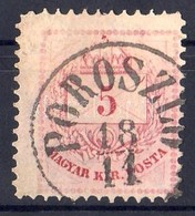 O 1881 5kr 'POROSZLÓ' - Altri & Non Classificati