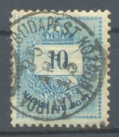 O 1881 10kr 'BUDAPEST KÖZPONT TÁVIRDA' - Other & Unclassified