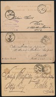 1882 3 Db 2kr Kétnyelvű Díjjegyes Levelezőlap / 3 Pcs 2kr  Bilingual PS-cards - Altri & Non Classificati
