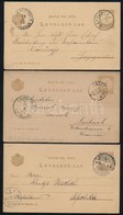 1882 3 Db 2+2kr Válaszos Díjjegyes Levelezőlap, Szép állapotban! / 2+2kr PS-reply Cards In Good Condition - Other & Unclassified