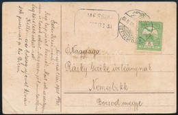 1908 Képeslap NEMESBIKK Postaügynökségi Bélyegzéssel - Autres & Non Classés