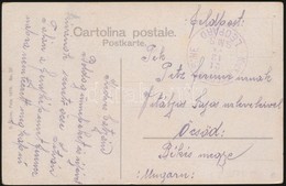 1914 Polai Képeslap Haditengerészeti Postával / Pola Postcard 'S.M.S. LEOPARD' - Other & Unclassified