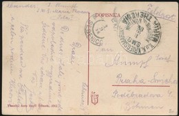 1914 Képeslap Haditengerészeti Postával / Navy Mail Postcard 'S.M.S. KAISERIN U. KÖNIGIN MARIA THERESIA' - Other & Unclassified