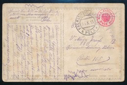 1915 Képeslap / Postcard 'K.u.k. Seeflugstation Pola' - Other & Unclassified