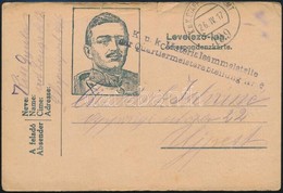 1917 Grafikus Tábori Posta Levelezőlap / Field Postcard 'K.u.k. Materialsammelstelle Der Quartiermeisterabteilung Nr.5.' - Sonstige & Ohne Zuordnung