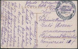 1917 Képeslap / Postcard From Disabled Hospital 'M. KIR ROKKANTKÓRHÁZ RÓZSAHEGY' - Autres & Non Classés