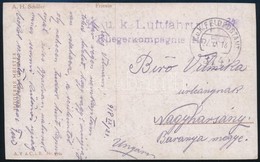 1918 Képeslap / Postcard 'K.u.k. Luftfahrtruppen Fliegerkompagnie Nr. 50.' + 'FP 374' - Autres & Non Classés