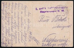 1918 Képeslap / Postcard 'K.u.k. Luftfahrtruppen Fliegerkompagnie Nr. 50.' + 'FP 374' - Altri & Non Classificati
