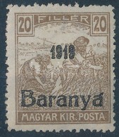 * Baranya 1919 Arató 20f Bodor Vizsgálójellel (80.000) - Other & Unclassified