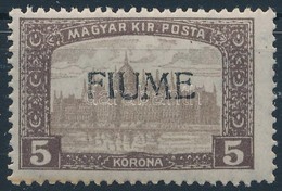 ** Fiume 1918 Parlament 5K Kézi Felülnyomással, Garancia Nélkül (**180.000) - Otros & Sin Clasificación