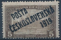 ** Posta Ceskoslovenska 1919 Parlament 5K Garancia Nélkül (36.000) - Sonstige & Ohne Zuordnung