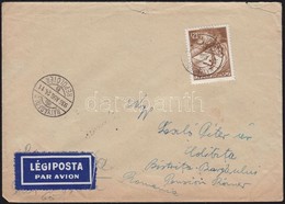 1936 Repülő 72f Egyes Bérmentesítés Légi Levélen Romániába / Airmail Cover To Romania - Sonstige & Ohne Zuordnung