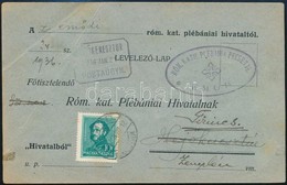 1936 Levelezőlap MEZŐKERESZTÚR Postaügynökségi Bélyegzéssel - Otros & Sin Clasificación