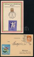 1937-1941 2 Db Emléklap Alkalmi Bélyegzéssel, Levélzárókkal - Sonstige & Ohne Zuordnung
