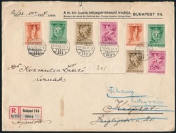 1938 Eucharisztikus Sor FDC-n + 1939 PAX-TING 2 Db Sor Ajánlott FDC-n - Other & Unclassified