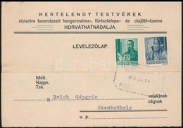 1944 Levelezőlap HORVÁTNÁDALJA Postaügynökségi Bélyegzéssel - Sonstige & Ohne Zuordnung
