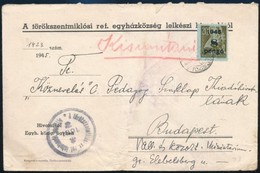 1945 (3. Díjszabás) Távolsági Levél Kisegítő 5 X 40f/10f + 8P/20f Bérmentesítéssel - Other & Unclassified