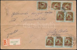 1945 3. Súlyfokozatú Ajánlott Távolsági Inflációs Levél, Cenzúrával 'PILISCSABA' - Békéscsaba - Other & Unclassified