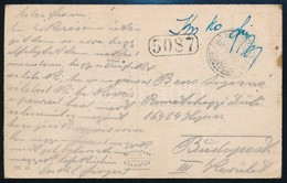 1946 Aug. 22. Távolsági Képeslap Készpénz Bérmentesítéssel 'BALATONLELLE' - Budapest - Other & Unclassified