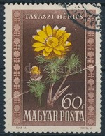 O 1950 Virág 60f Papírránccal - Autres & Non Classés