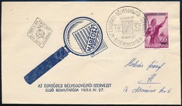 ** 1952 Mabéosz FDC (8.500) - Other & Unclassified