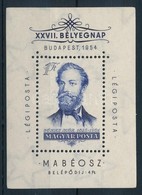 ** 1954 Bélyegnap (27.) - Jókai Mór Blokk (7.000) - Sonstige & Ohne Zuordnung