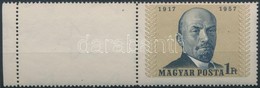 ** 1957 NOSZF 1Ft Bal Oldali üres Mezővel - Other & Unclassified