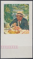 (*) 1967 Festmények III. 2Ft Vágott ívszéli Bélyeg Arany Színnyomat Nélkül. A Szakirodalomban Ismeretlen. / Mi 2374 Marg - Altri & Non Classificati