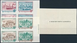 ** 1972 Óbuda-Buda-Pest Polgármesteri Ajándék Vágott Négyestömb Sor (140.000) / Mi 2805 BI-2810 BI Imperforate Blocks Of - Otros & Sin Clasificación