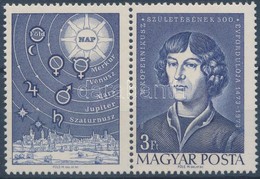 ** 1973 Kopernikusz Elfogazott Szelvényes Bélyeg - Altri & Non Classificati
