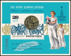 ** 1980 Olimpiai érmesek Blokk, 'A Magyar Posta Ajándéka' - Other & Unclassified