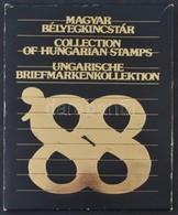 ** 1988 Fekete Bélyegkincstár Tokkal, Bélyegekkel, Különleges Blokk Nélkül - Altri & Non Classificati