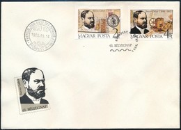 1988 Bélyegnap (61.) Vágott Sor + Vágott Blokk 2 Db FDC-n (10.000) - Other & Unclassified