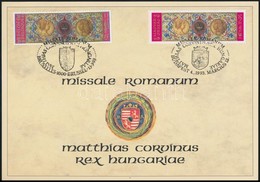 1993 Mátyás Király Misekönyve 19 Db Emléklap Magyar és Belga Bélyeggel (9.500) - Other & Unclassified