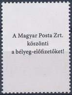 ** 2015 Széchenyi Bélyeg Előfizetői Ajándék (4.000) - Autres & Non Classés