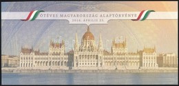 ** 2016 Ötéves Magyarország Alaptörvénye Blokk Kristályos Változat Limitált Példányszám, Díszcsomagolásban / Mi Block 34 - Other & Unclassified