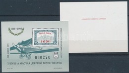 ** 1993 Repülő Posta Emlékív-pár ,,Az Elnökség Ajándéka' - Other & Unclassified