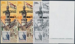 ** 1999/ 10, K10, F10, A10  Soproni Tavaszi Napok Emlékív-felülnyomat, Garnitúra Azonos Sorszámmal (20.000) - Autres & Non Classés