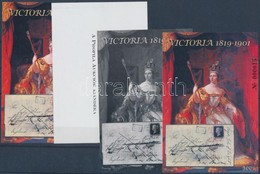 ** 2001/ 34, K34, F34, A34 Victoria 1819-1901 Emlékív-garnitúra  Azonos Sorszámmal (20.000) - Autres & Non Classés