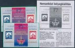 ** 2004 Nemzetközi Bélyegkiállítás Emlékívpár Szövegmagyarázattal - Autres & Non Classés