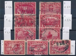 O 1912 9 Db Csomagposta Mi 1-8, 10 (Mi EUR 103,8) - Sonstige & Ohne Zuordnung