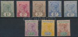 * Brit Honduras 1891/1895 Forgalmi Sor (10C Hiányzik) Mi 31-35 + 37-39 - Otros & Sin Clasificación